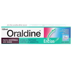 Oraldine Encías Pasta de Dientes de Uso Diario, Protege Contra la Gingivitis, Sabor Menta