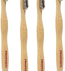 ORGÁNICOS Cepillos de Dientes de Bambú Eco-Friendly Natural Blanqueamiento de dientes |