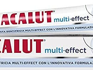 Lacalut Multi-Effect - Pasta dentífrica blanqueante al flúor, formulación 5 en 1 - 75 ml