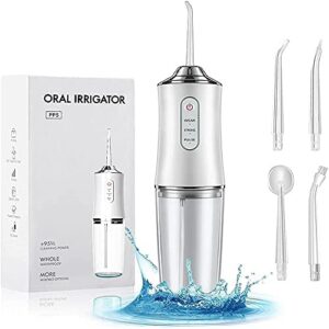 Irrigador dental eléctrico inalámbrico portátil IPX8 limpiador interdental impermeable