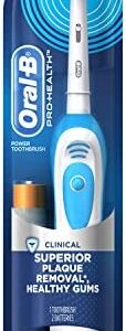 Braun Oral-B Pro - Cepillo de dientes eléctrico de rotación, color azul y blanco
