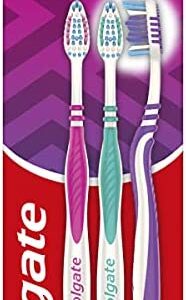 COLGATE - Cepillo de dientes Colgate Zig-Zag - Medio - Mango con 25% de plástico reciclado