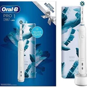 Oral-B Pro 1750 - Cepillo de dientes eléctrico recargable con 1 mango sensor de presión, 1