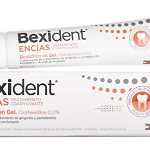 ISDIN Bexident Encías Tratamiento Coadyuvante Dentífrico en gel, Clorhexidina 0,12% 1 x 75