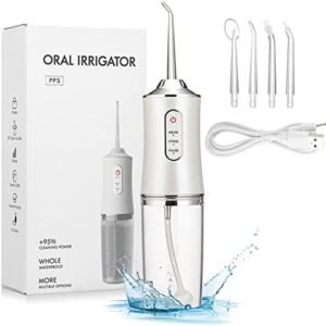 Irrigador Bucal Portatil Profesional, Irrigador Inalámbrico Avanzado, 3 Niveles de