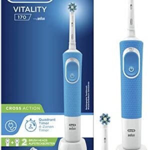 Oral-B Vitality 170 Cepillo de Dientes Eléctrico con Mango Recargable, Tecnología Braun y