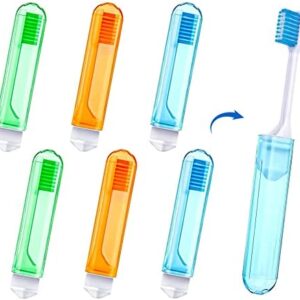 Cepillos De Dientes De Viaje, Cepillo De Dientes De Cerdas Suaves, Suave Portátil Cepillo