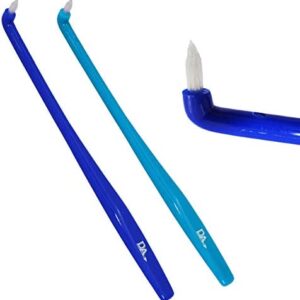 2 x Cepillos Interdentales Delgados ~ Cepillos Azules para Ortodoncia y Puentes