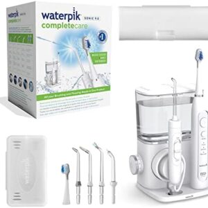 Waterpik Complete Care 9.0 - Cepillo de dientes eléctrico sónico y irrigador bucal