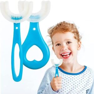 2 Cepillo de Dientes en Forma de U Para Niños, Cabezal de Cepillo Dientes de Silicona