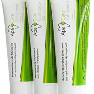 Apacare Pasta dentífrica remineralizante 75ml, Pack de 3 (3x 75ml)
