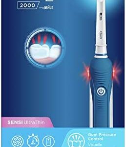 Oral-B PRO 2 Sensi Ultrathin Cepillo de Dientes Eléctrico con Mango Recargable, Tecnología