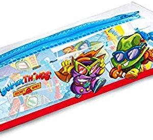Superthings Set Infantil De Higiene Dental Con Neceser, Pasta De Dientes 75ml, Cepillo