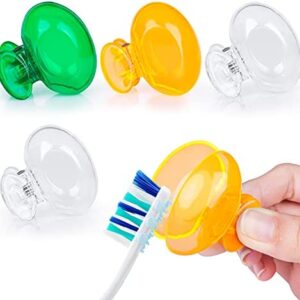 Fowecelt 4 Fundas para Cepillos de Dientes para el Hogar, Tapas para Cepillos de Dientes