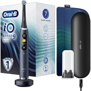 Oral-B iO9 Cepillo de Dientes Eléctrico con Mango Recargable, Tecnología Magnética de