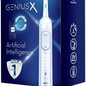 Oral-B Genius X Cepillo de Dientes Eléctrico con Mango Recargable con Inteligencia
