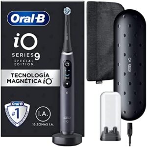Oral-B iO9 Cepillo de Dientes Eléctrico con Mango Recargable, Tecnología Magnética iO, 1
