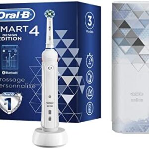 Oral-B Smart 4 – 4500 – Edición de diseño, cepillo de dientes eléctrico recargable, 1