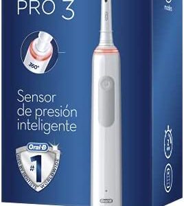 Oral-B PRO 3 Cepillo de Dientes Eléctrico con Mango Recargable, Tecnología Braun, 1