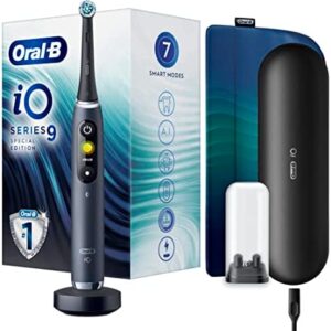 Oral-B iO Series 9 - Cepillo de dientes, eléctrico, recargable, con 1 mango, inteligencia