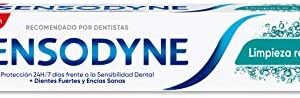 Sensodyne Limpieza Refrescante, Pasta de Dientes, Alivio para Dientes Sensibles,