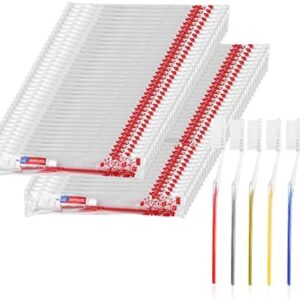 Cepillos de Dientes Desechables,50 pcs Cepillos Dientes Desechables Con Pasta de Dientes
