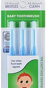 Brilliant Baby Buddy - Cepillo de dientes de bebé para edades de 4 a 24 meses, sin BPA,
