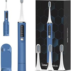 Cepillo de dientes eléctrico recargable para hombres y mujeres, cepillo de dientes