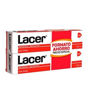 LACER Pasta dental con Fluor DUPLO 2x125mL