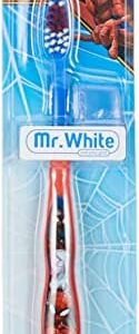 Mr White Jr - Cepillo de dientes manual con tapa de protección Spider-Man