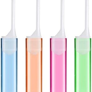 Sibba Cepillo de Dientes de Cerdas Suaves 4 Piezas Plegables Manuales para Las Encías