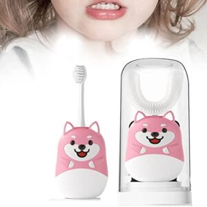 Cepillos de dientes para niños en forma de U,Cepillos de dientes eléctricos para niños de