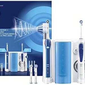 Oral-B PRO 2000 Cepillo de Dientes Eléctrico Recargable y Irrigador con Tecnología Oxyjet