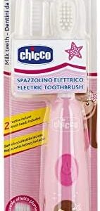 Chicco - Cepillo de Dientes Eléctrico para Niños con Ligera Vibración, Cerdas Suaves,