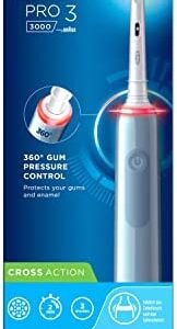 Oral-B Pro 3 3000 CrossAction Cepillo de dientes eléctrico con 3 modos de cepillado y