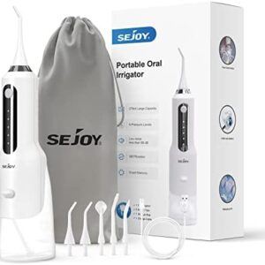 Irrigador Bucal Portatil Irrigador Dental 270ML USB Recargable Irrigador Dental