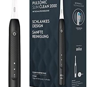 Oral-B Pulsonic Slim Clean 2000 - Cepillo de dientes eléctrico sónico para una limpieza