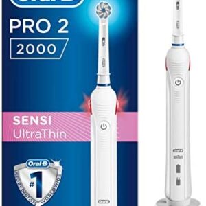 Oral-B PRO 2 Sensi Ultrathin Cepillo de Dientes Eléctrico con Mango Recargable, Tecnología
