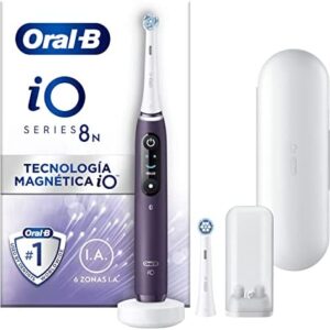 Oral-B iO8N Cepillo de Dientes Eléctrico con Mango Recargable, Tecnología Magnética iO, 2