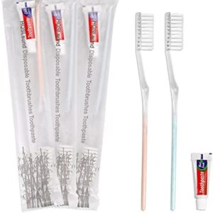 Cepillo De Dientes Desechable, 30 Cepillos De Pasta De Dientes Desechables, Empaquetados