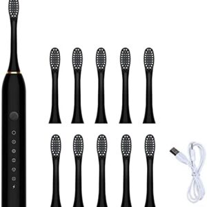 Olakin Cepillo Dental Sónico, Cepillo Electrico con 10 Cabezales, Cepillos de Dientes