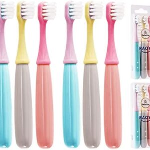 bebelife Cepillo de dientes para niños, cerdas suaves, sin BPA, en forma de hongo,