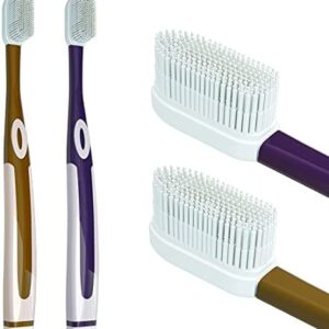 Cepillo de dientes suave de silicona, 100 cerdas de sílice suaves, encías frágiles, para