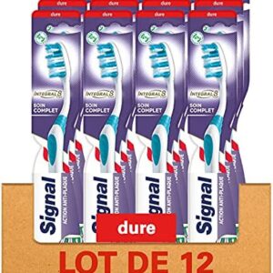 Signal Integral 8 Soin Complet - Cepillo de dientes, Duro, para una higiene Bucodental