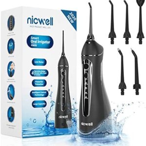 Irrigador dental eléctrico para limpieza dental – Profesional IPX7 impermeable limpiador