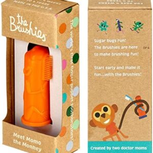 Cepillo de dientes para bebés y niños - Miembro del equipo: el mono Momo!