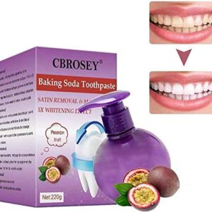 Whitening Toothpaste,Dental Blanqueadora,Pasta de Dientes con Bicarbonato de Sodio, Lucha