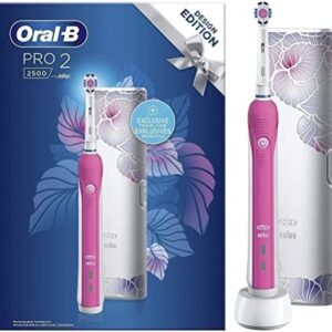 Oral-B Pro 2 batería alimentado cepillo con 1 presión sensor manija, cepillo chef y libre