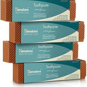 Himalaya Herbals Pasta de Dientes de Neem y Granada, Natural, Sin Fluoruro, Sacarina y