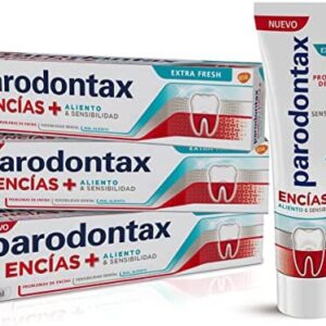 Parodontax Encías + Aliento y Sensibilidad, Pasta de Dientes, Protege frente Problemas de